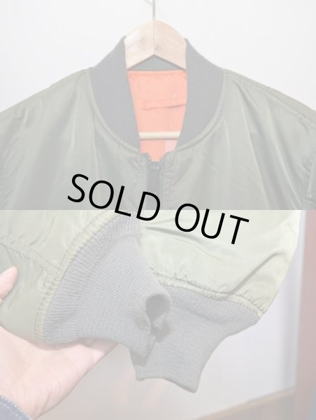 画像4: 90's ALPHA社製 MA-1 フライトジャケット TALL表記 (4)