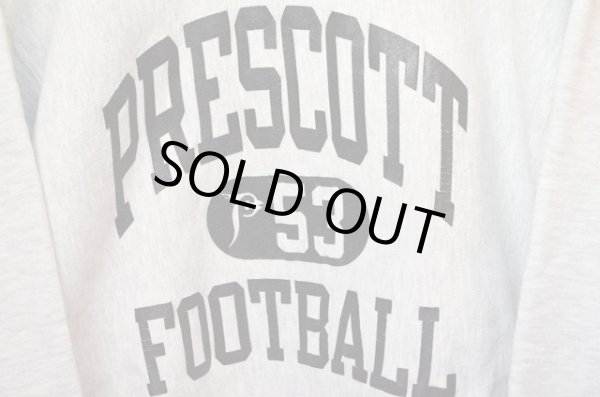 画像5: 90's Champion リバースウィーブスウェット “黒ラバー三段プリント” (5)