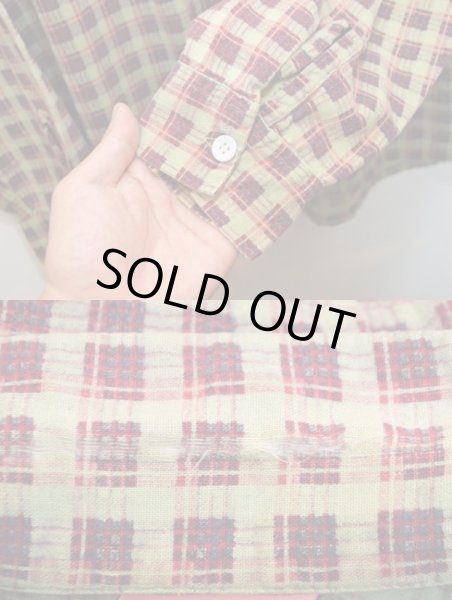 画像5: 50's-60's Sunday Mac Donald プリントネルシャツ (5)