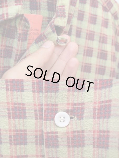 画像4: 50's-60's Sunday Mac Donald プリントネルシャツ (4)