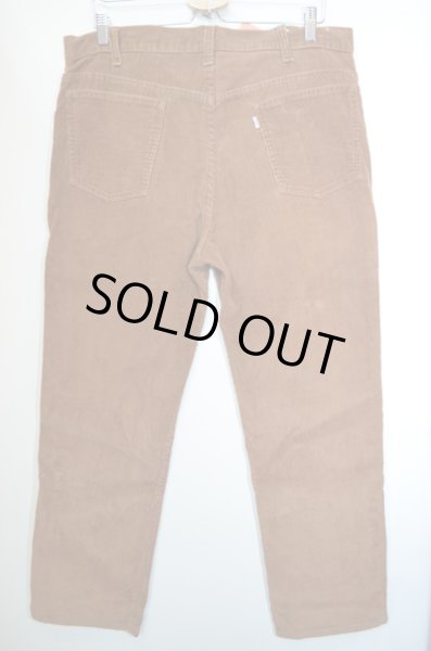 画像2: 70's Levi's519 コーデュロイパンツ 太畝 (2)