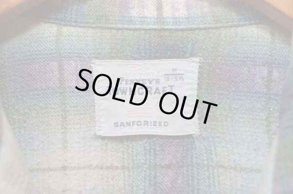 画像3: 60's TOWNCRAFT プリントネルシャツ "オンブレー" (3)