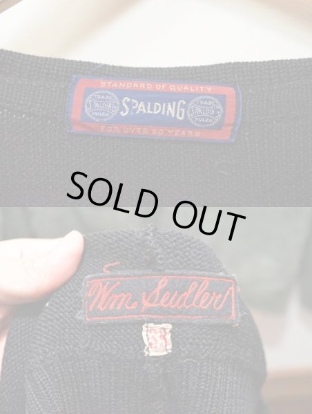 画像3: 30's SPALDING ローゲージレタードニット "1939" (3)