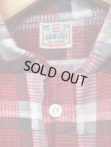 画像3: 60's E&W POLAR プリントネルシャツ (3)