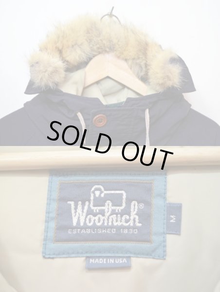 画像3: 90's Woolrich コヨーテファー付きナイロンコート (3)