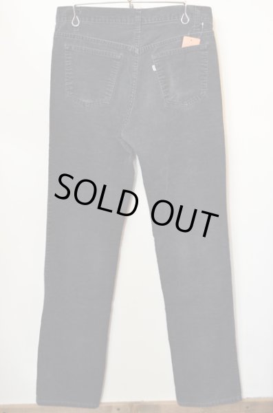 画像2: 80's Levi's 519-1558 コーデュロイパンツ “ブラック” (2)