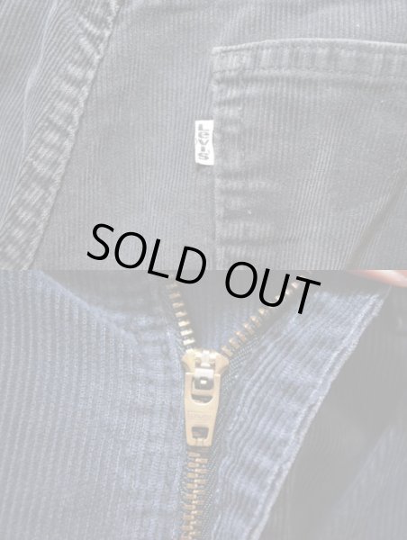 画像3: 80's Levi's 519-1558 コーデュロイパンツ “ブラック” (3)