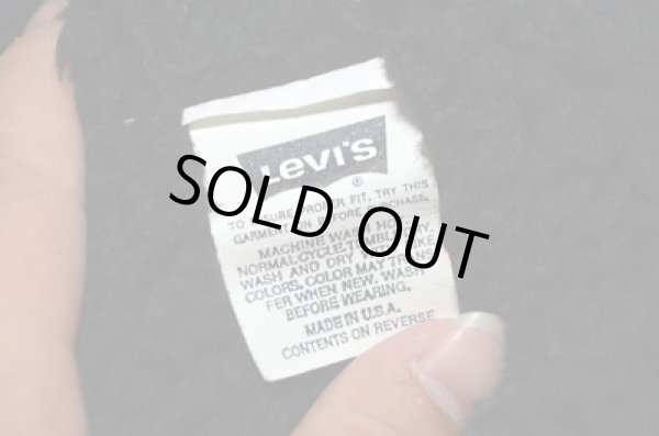 画像4: 80's Levi's ボアジャケット ブラック (4)