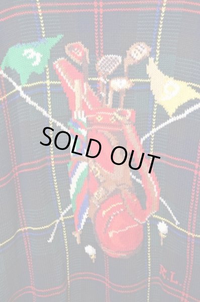 画像3: “RL-93” Ralph Lauren ゴルフセット柄コットンニット (3)