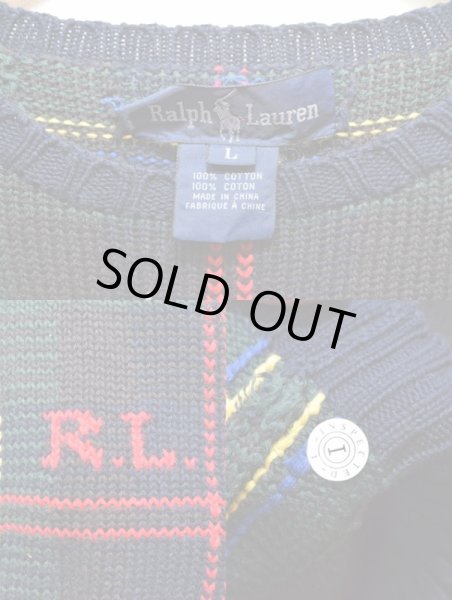 画像4: “RL-93” Ralph Lauren ゴルフセット柄コットンニット (4)