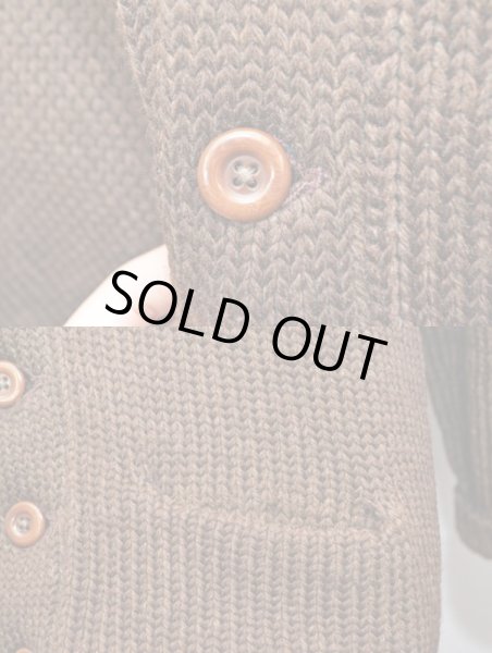 画像4: 40's Conestoga Mills ショールカラーカーディガン (4)