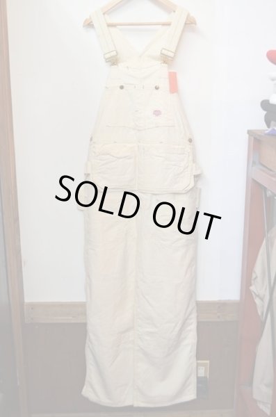 40s～ PAY DAY Unbleached Twill Overalls w/Apron Pocket （W38