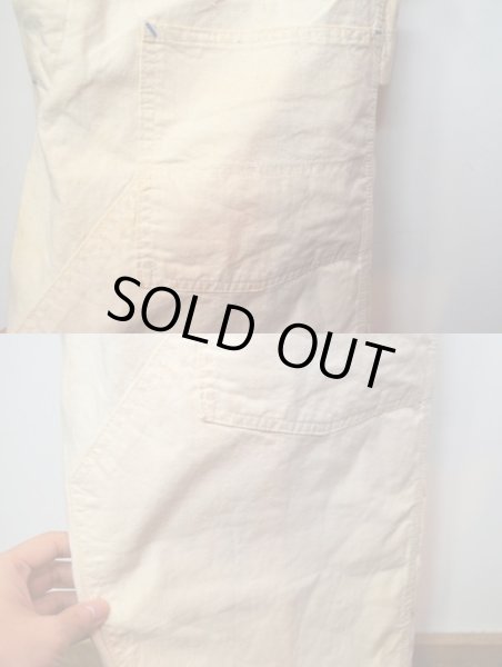 画像7: 50's Carhartt エプロン付きダブルニーオーバーオール (7)