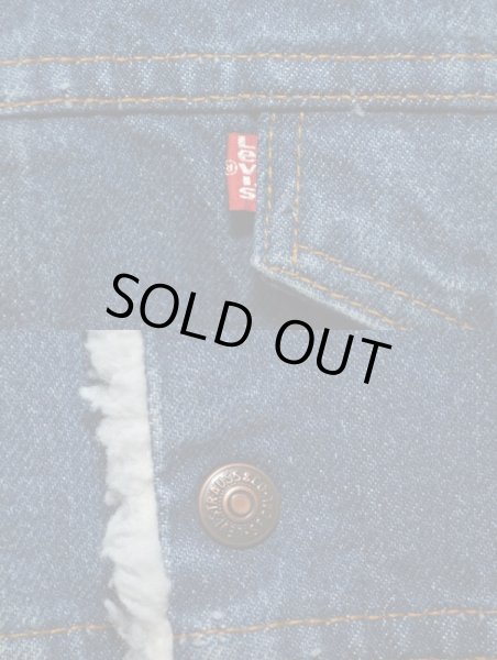 画像4: 80's Levi's デニムボアジャケット 40LONG (4)