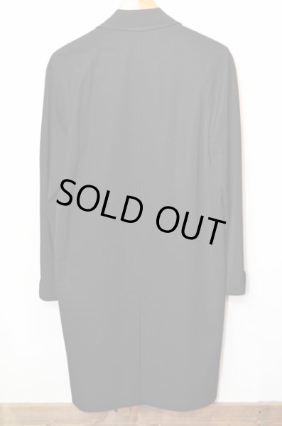 画像2: 60's ブラックステンカラーコート “DEADSTOCK” (2)