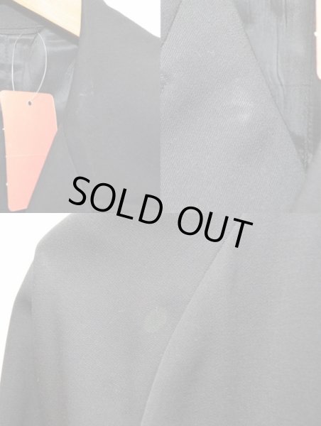 画像5: 60's ブラックステンカラーコート “DEADSTOCK” (5)