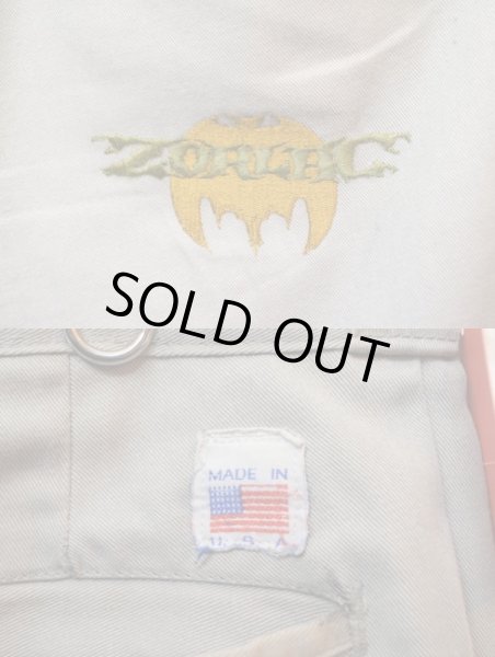 画像3: 90's ZORLAC 刺繍入りワークパンツ (3)