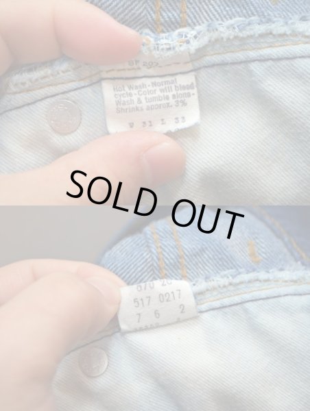 画像4: 70's Levi's 517 single 真紺 (4)