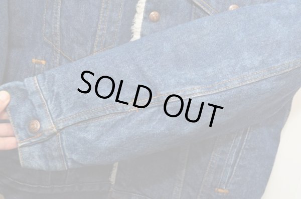 画像6: 80's Levi's デニムボアジャケット “濃紺” (6)