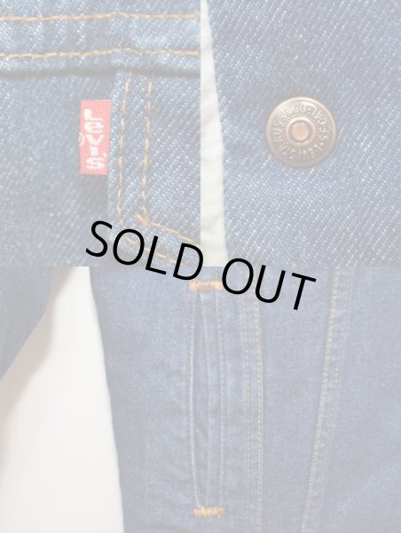 画像4: 80's Levi's デニムボアジャケット “濃紺” (4)