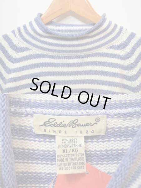 画像3: 00's Eddie Bauer ハイネックコットンニット (3)
