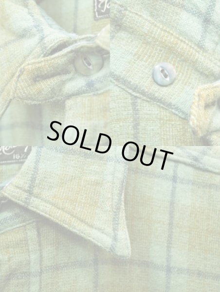 画像4: 30's Town & Country チンスト付きウールネルシャツ (4)