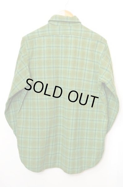 画像2: 30's Town & Country チンスト付きウールネルシャツ (2)