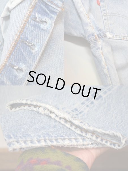 画像6: 70's Levi's 501 66後期 クラッシュデニム (6)