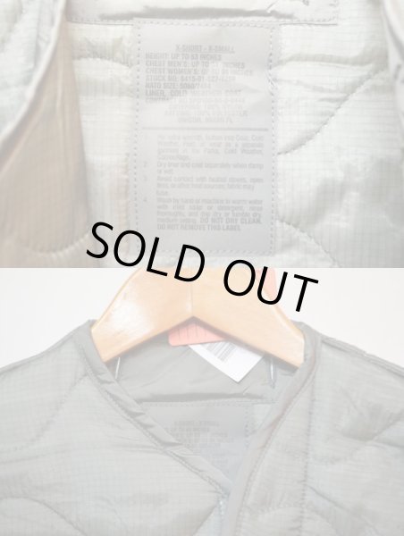 画像3: US.ARMY M-65フィールドJKT用キルティングライナージャケット “DEADSTOCK” (3)