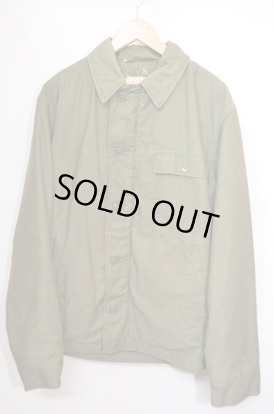 画像2: 70's US NAVY A-2 DECK JKT "ステンシル” (2)