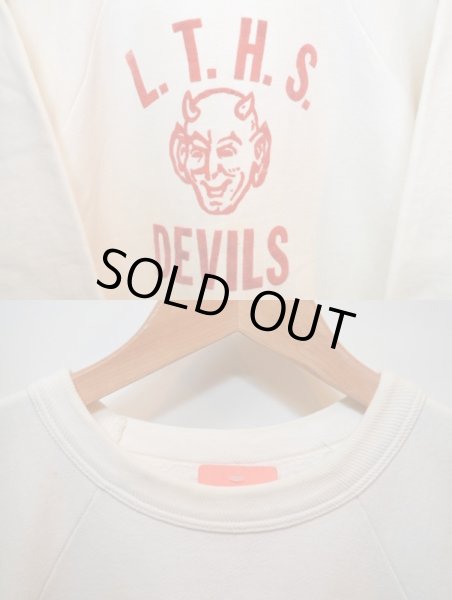 画像3: 50's ヴィンテージスウェット “L.T.H.S DEVILS” (3)