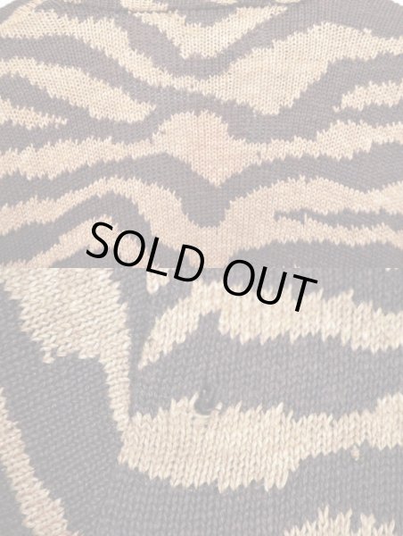 画像4: Lauren Ralph Lauren ゼブラ柄ショールカラーガウン (4)