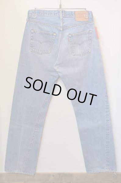 画像2: 80's Levi's501 赤耳 アイスブルー (2)