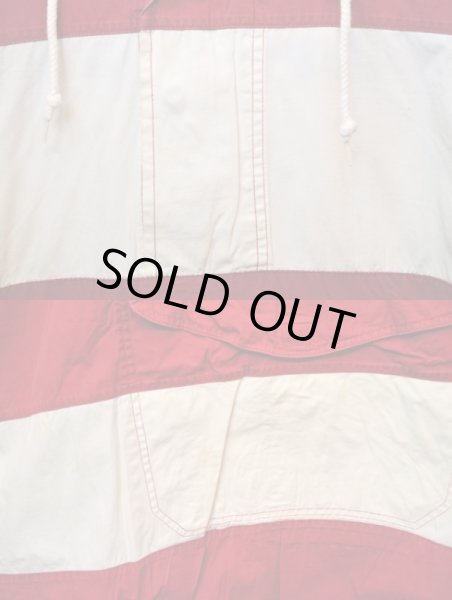 画像6: 90's GAP コットンアノラックパーカー ボーダー柄 (6)