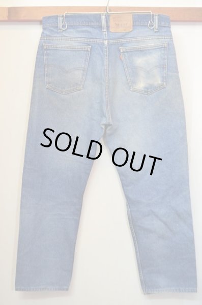 画像2: 80's Levi's 505 クラッシュデニム (2)