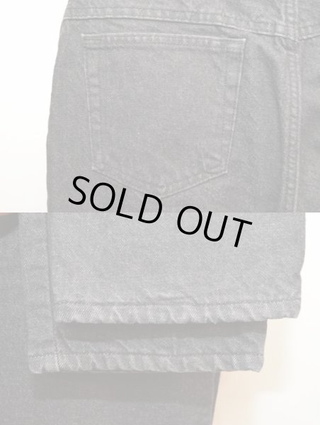 画像6: 90's L.L.BEAN ブラックデニムパンツ "DEADSTOCK" (6)