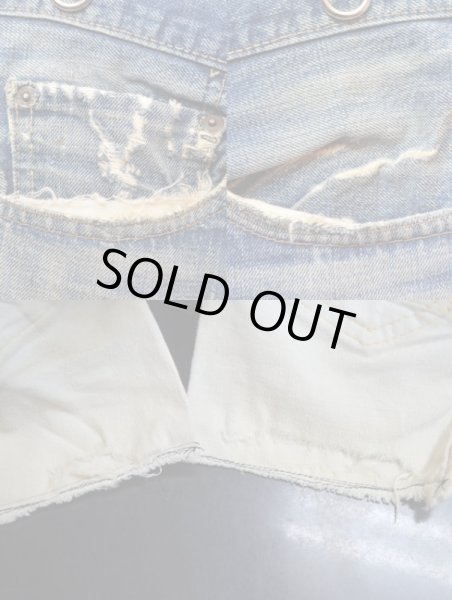 画像7: 70's Levi's 517 BigE "クラッシュ&リペア" (7)