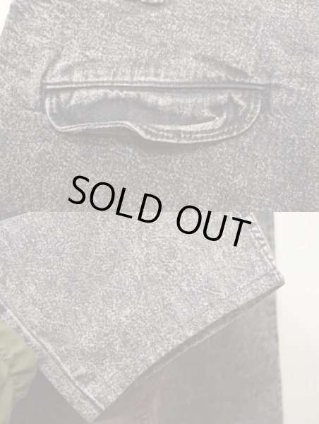 画像4: 90's Levi's "SILVER TAB" ケミカルウォッシュブラックデニム (4)