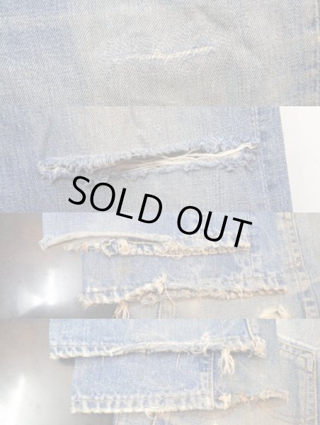 画像6: 70's Levi's 517 BigE "クラッシュ&リペア" (6)