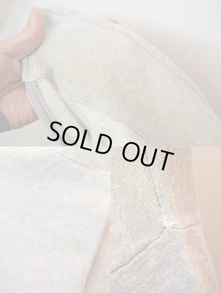 画像5: 50's PENNEYS ハーフジップスウェット “染み込みプリント” (5)