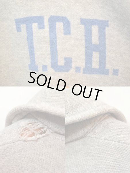 画像6: 50's PENNEYS ハーフジップスウェット “染み込みプリント” (6)