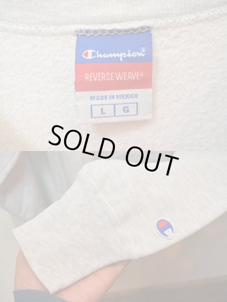 画像3: 00's champion リバースウィーブスウェット 染み込みウイングフット (3)
