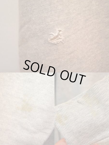 画像4: 50's PENNEYS ハーフジップスウェット “染み込みプリント” (4)