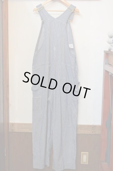 画像3: 80's SEARS エプロン付きヒッコリーオーバーオール (3)