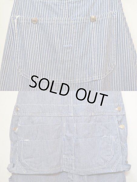 画像4: 80's SEARS エプロン付きヒッコリーオーバーオール (4)