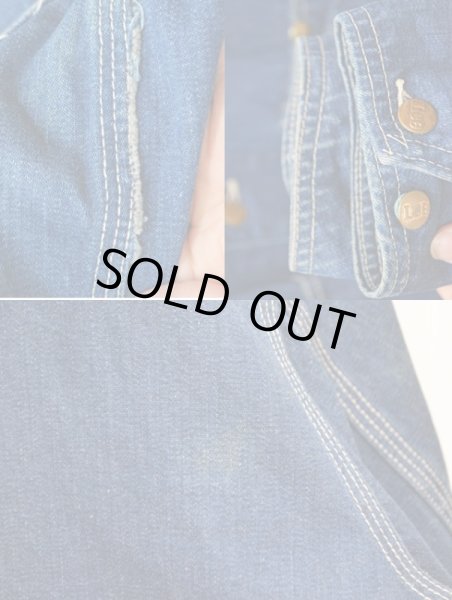 画像4: 70's Lee 91-J デニムカバーオール (4)