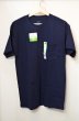 画像1: Fruit of the loom ポケット付きTシャツ “NAVY” (1)