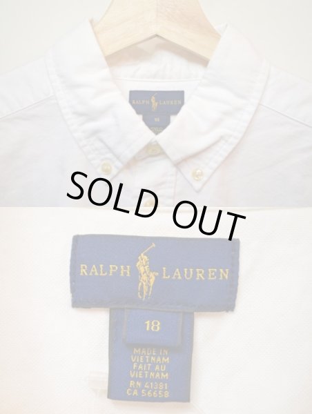画像3: 新品未使用 Ralph Lauren ボタンダウンシャツ “BOY'S 18” (3)