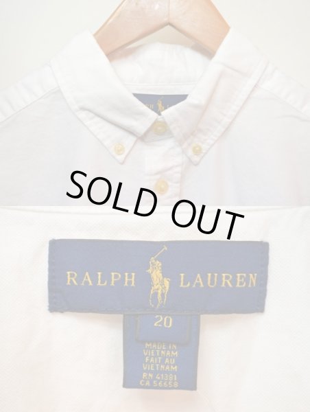 画像3: 新品未使用 Ralph Lauren ボタンダウンシャツ “BOY'S 20” (3)
