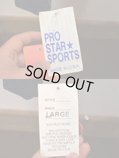 画像3: 80〜90's PRO STAR SPORTS ポケット無し プルオーバーパーカー DEADSTOCK (3)